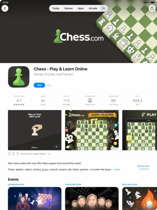 Press Get and follow the instructions on the screen to install the app. Press Get and follow the instructions on the screen to install the app.