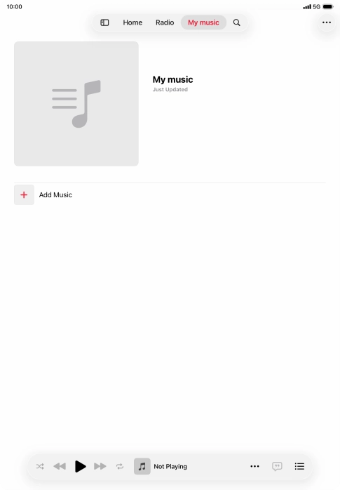 Press Add Music. Press Add Music.