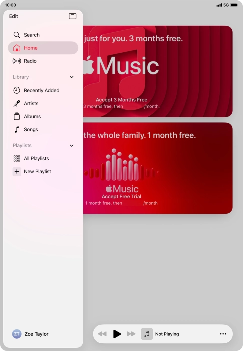 Press New Playlist. Press New Playlist.