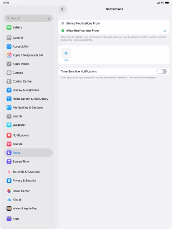 Press the indicator next to Press the indicator next to