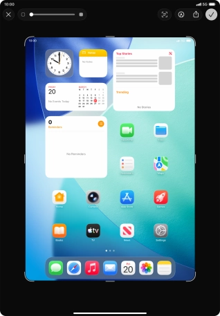 Follow the instructions on the screen to edit and save your screenshot. Follow the instructions on the screen to edit and save your screenshot.