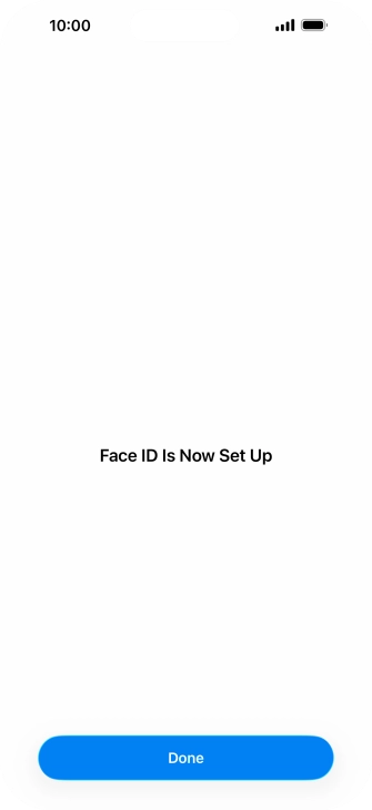 Press Done. If you haven't previously selected a phone lock code, key in a code of your own choice twice. Press Done. If you haven't previously selected a phone lock code, key in a code of your own choice twice.