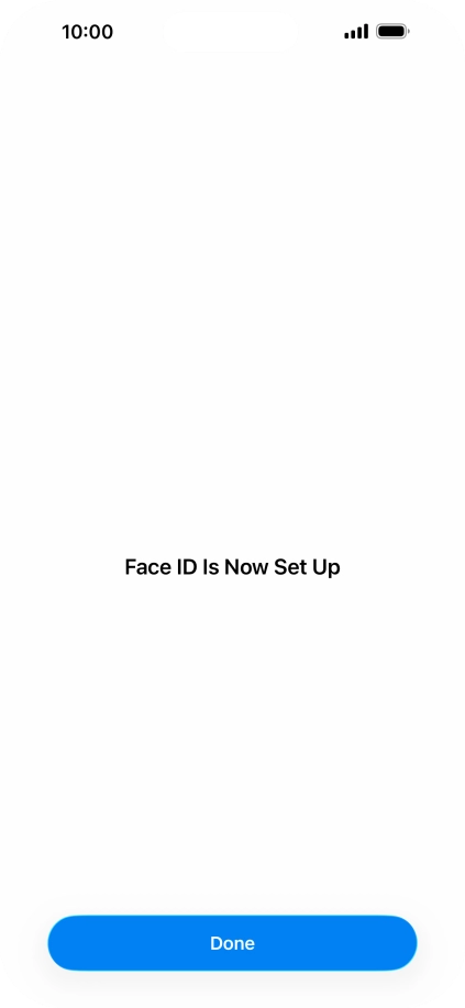 Press Done. If you haven't previously selected a phone lock code, key in a code of your own choice twice. Press Done. If you haven't previously selected a phone lock code, key in a code of your own choice twice.