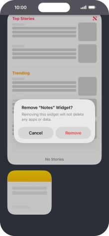 Press Remove. Press Remove.