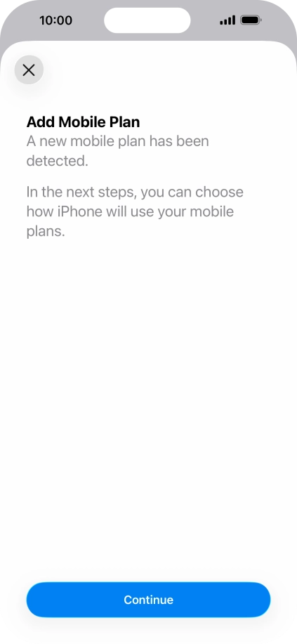 Press Continue. Press Continue.