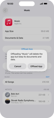 Press Offload App. Press Offload App.