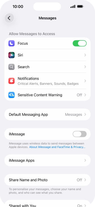 Press the indicator next to  Press the indicator next to