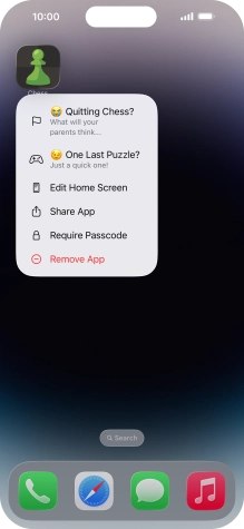 Press Require Passcode. Press Require Passcode.