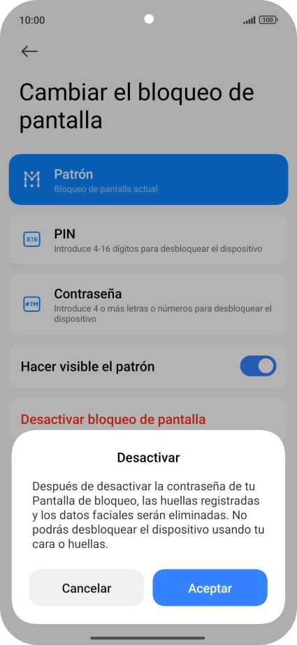 Pulsa Aceptar. Pulsa Aceptar.