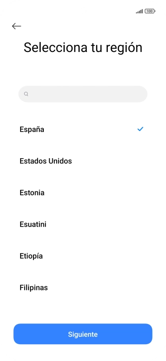 Pulsa el país o el área deseados. Pulsa el país o el área deseados.