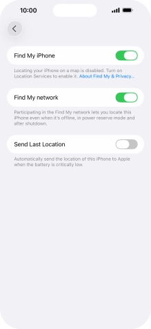 Press the indicator next to  Press the indicator next to