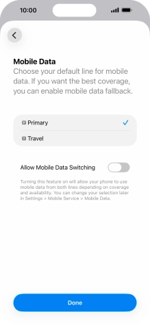 Press the indicator next to  Press the indicator next to