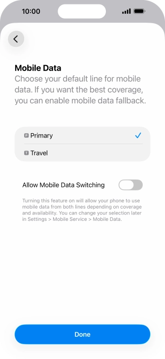 Press the indicator next to  Press the indicator next to