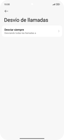 Pulsa el tipo de desvío deseado. Pulsa el tipo de desvío deseado.