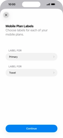 Press Continue. Press Continue.