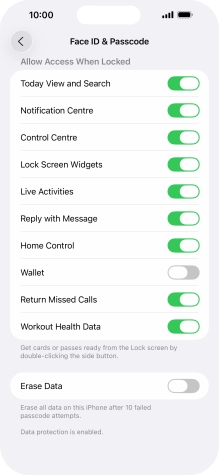 Press the indicator next to  Press the indicator next to
