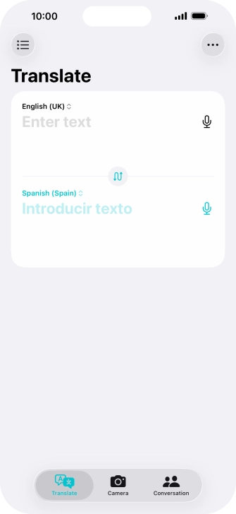 Press the first drop down list. Press the first drop down list.