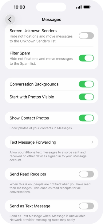 Press the indicator next to  Press the indicator next to
