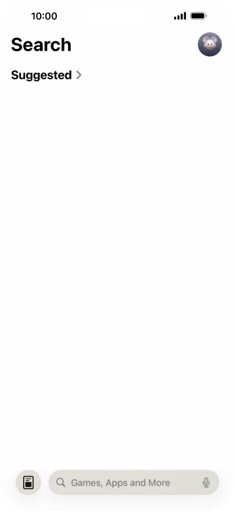 Press the search field and key in the name or subject of the required app. Press the search field and key in the name or subject of the required app.