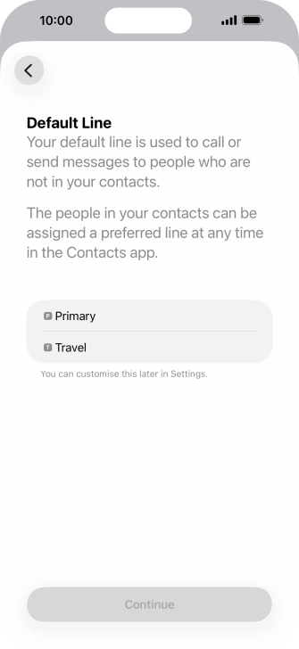 Press the required price plan. Press the required price plan.