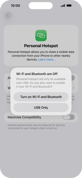 If Wi-Fi is turned off, press Turn on Wi-Fi and Bluetooth. If Wi-Fi is turned off, press Turn on Wi-Fi and Bluetooth.