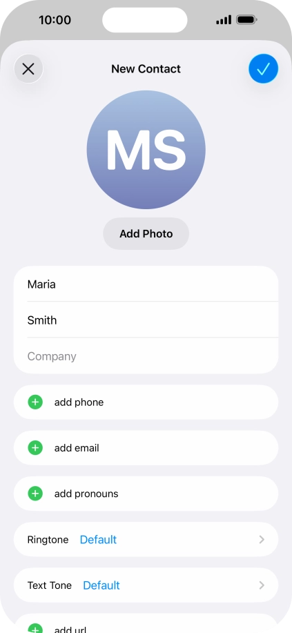 Press add phone. Press add phone.