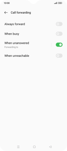 Press the Home key to return to the home screen.