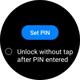 Press Set PIN.