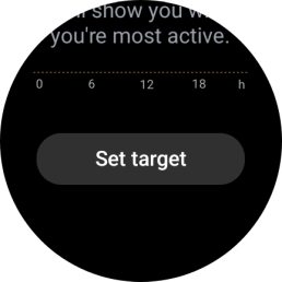 Press Set target.