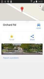 google maps on galaxy active 2
