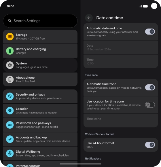 Slide your finger upwards starting from the bottom of the screen to return to the home screen.