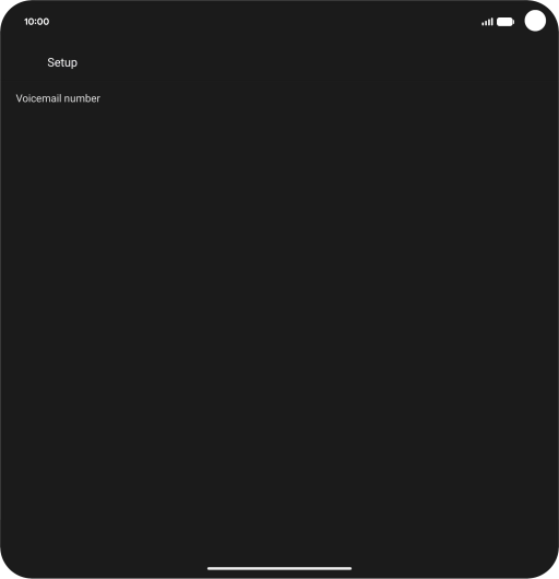 Press Voicemail number.