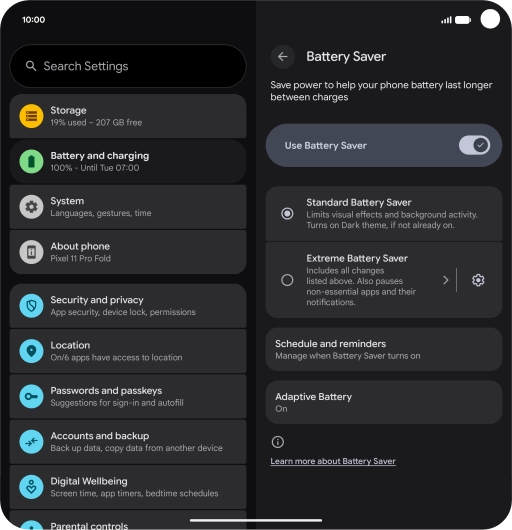 Slide your finger upwards starting from the bottom of the screen to return to the home screen.