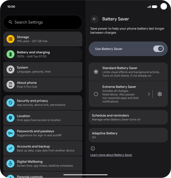 Slide your finger upwards starting from the bottom of the screen to return to the home screen.