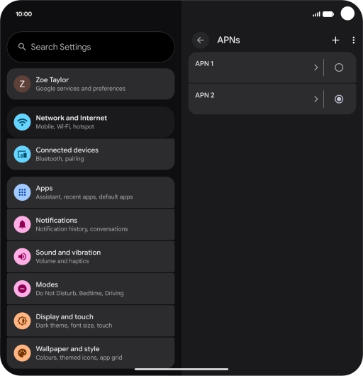 Slide your finger upwards starting from the bottom of the screen to return to the home screen.