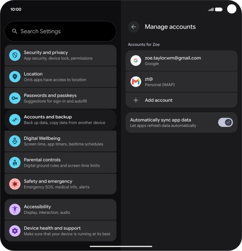 Slide your finger upwards starting from the bottom of the screen to return to the home screen.