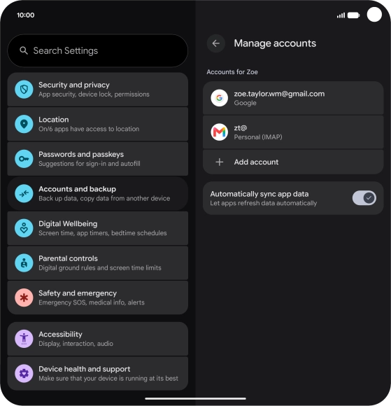 Slide your finger upwards starting from the bottom of the screen to return to the home screen.