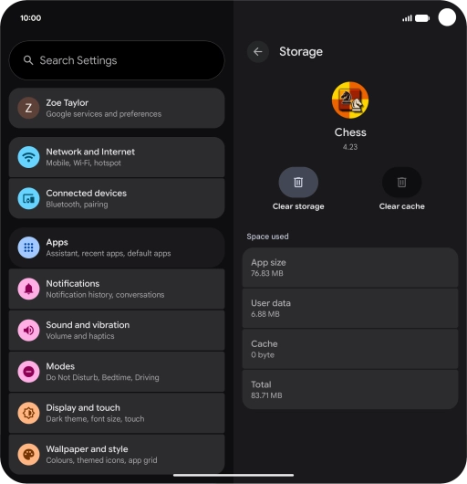 Slide your finger upwards starting from the bottom of the screen to return to the home screen.