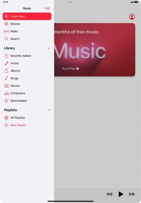 Press New Playlist.