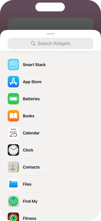 Press Smart Stack.