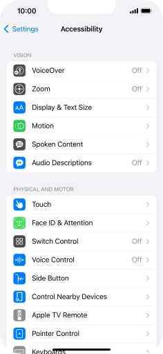 Press the required category below 
