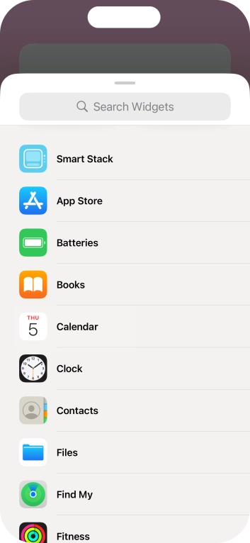 Press Smart Stack.