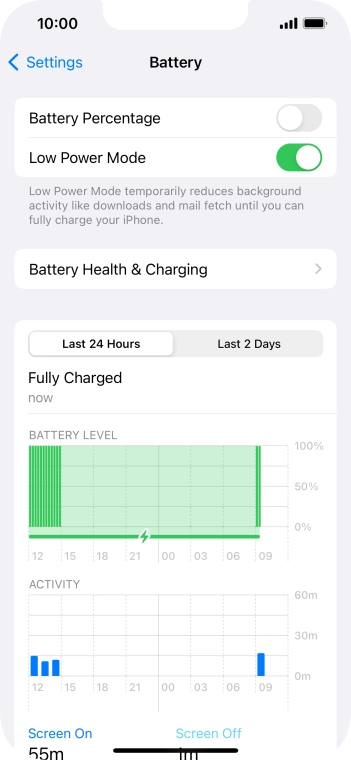 Slide your finger upwards starting from the bottom of the screen to return to the home screen.