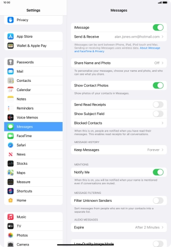 Slide your finger upwards starting from the bottom of the screen to return to the home screen.