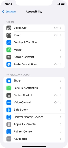 Press the required category below 