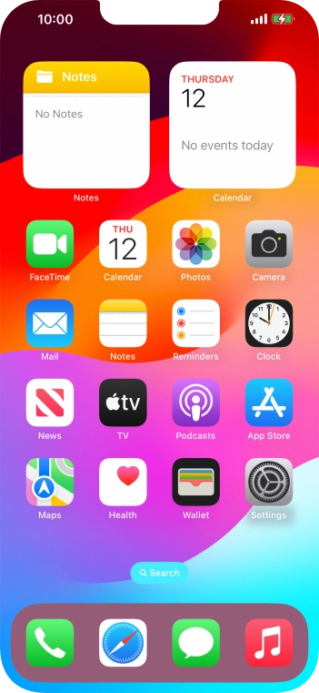 When the battery charging icon is displayed, charging is in progress.