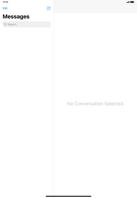 Press the new message icon.