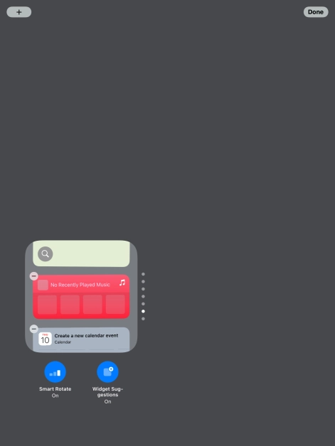 Press Smart Rotate to turn the function on or off.