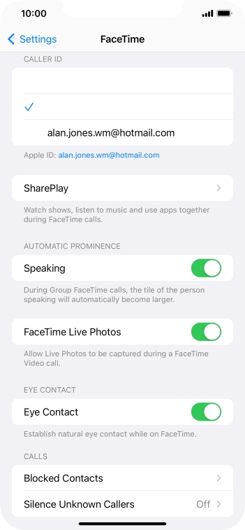 Press SharePlay.
