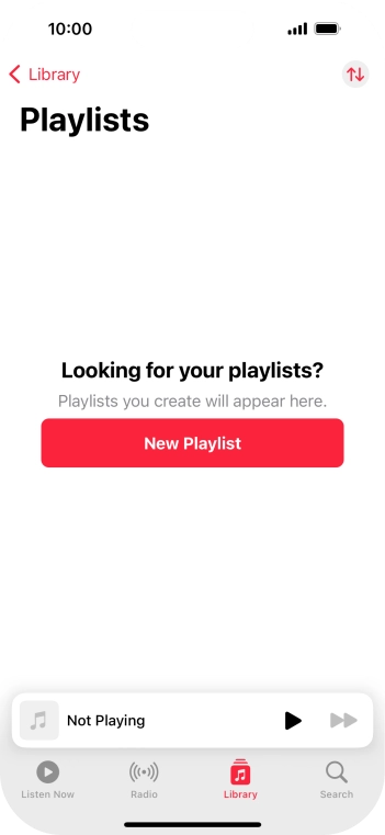 Press New Playlist.